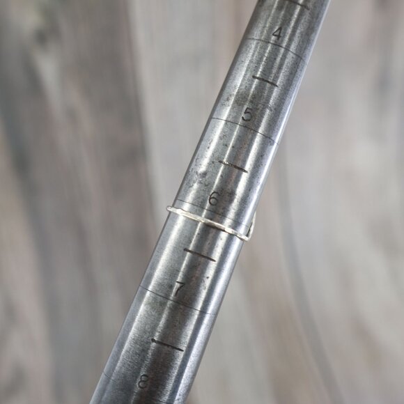 Chevron Stacking Ring Silver Gypsy Party Minimalist Bohemian Dainty Casual NWOT - Picture 11 of 12